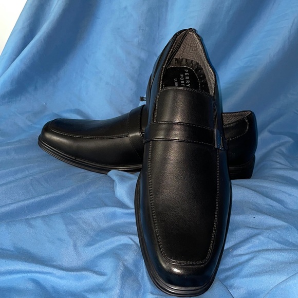 Perry Ellis Other - PRICE DROP!! NWT. Black, Slip-On Men’s Dress Shoes. Size 10.
